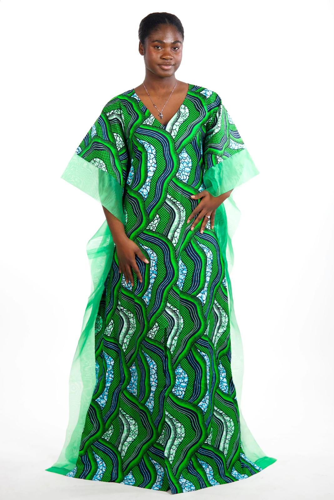 Mbote Green Kaftan