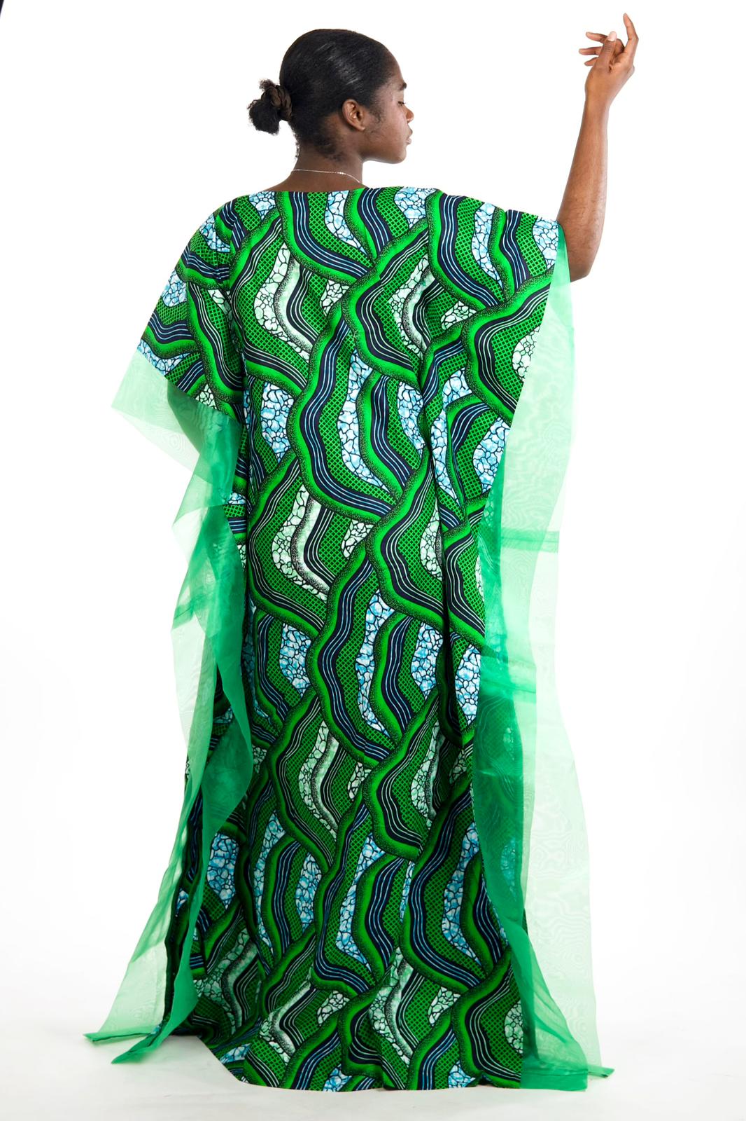 Mbote Green Kaftan